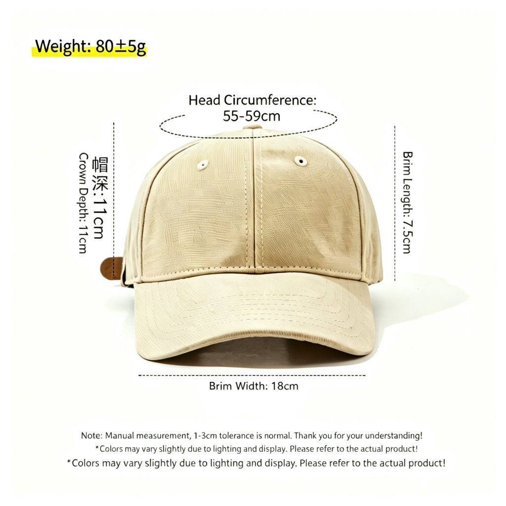 Vintage Cotton Baseball Cap for Men Women, Soft Unstructured Dad Hat, Casual Plain Curved Brim Cap with Adjustable Strap