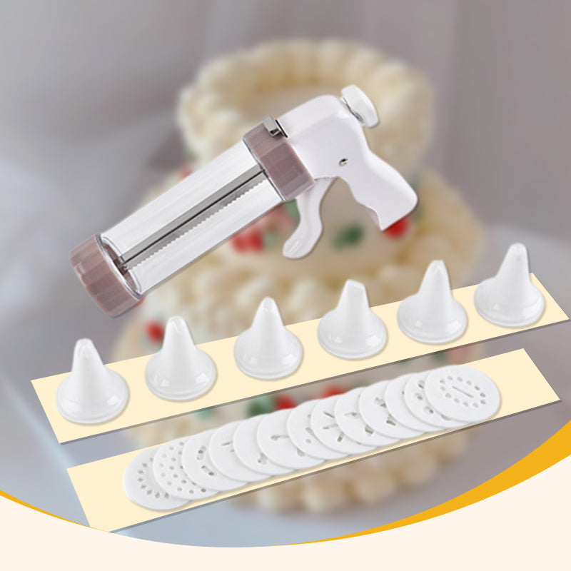 🎅Xmas Sales - 50% OFF🎄Cream Framing Gun with Cookie Press